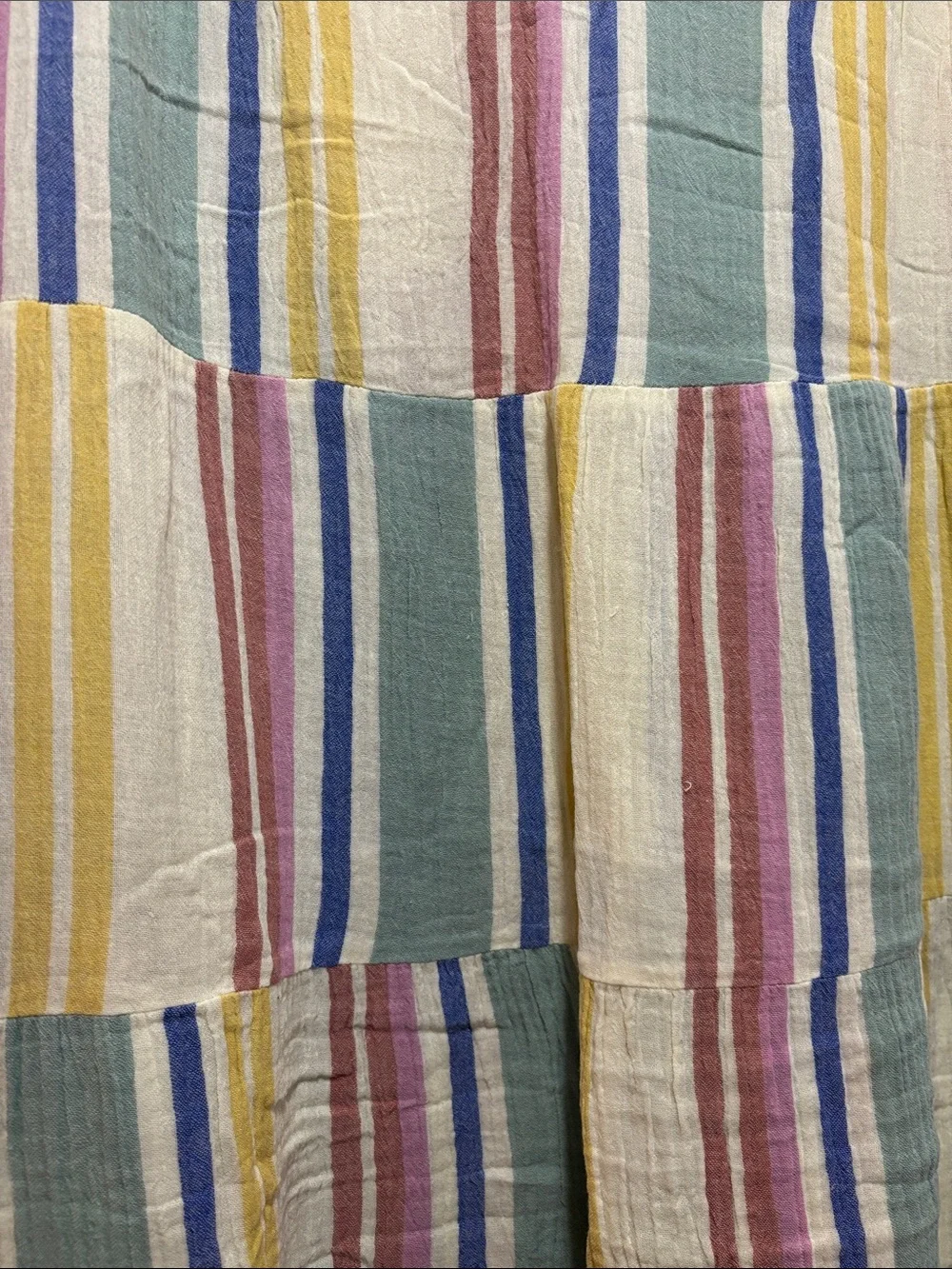 Marine Layer Multicolor Striped Tiered Maxi Dress — Pastel Stripes - Picture 2 of 9